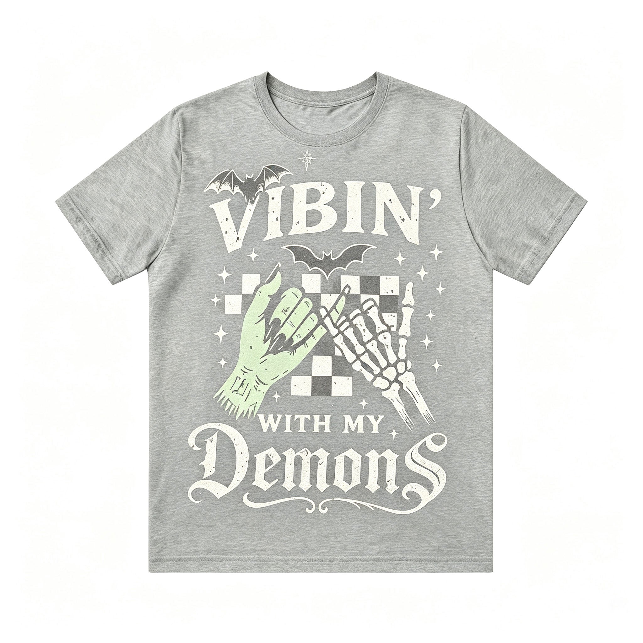 Funny Zombie Hand Halloween Horror T‑Shirt