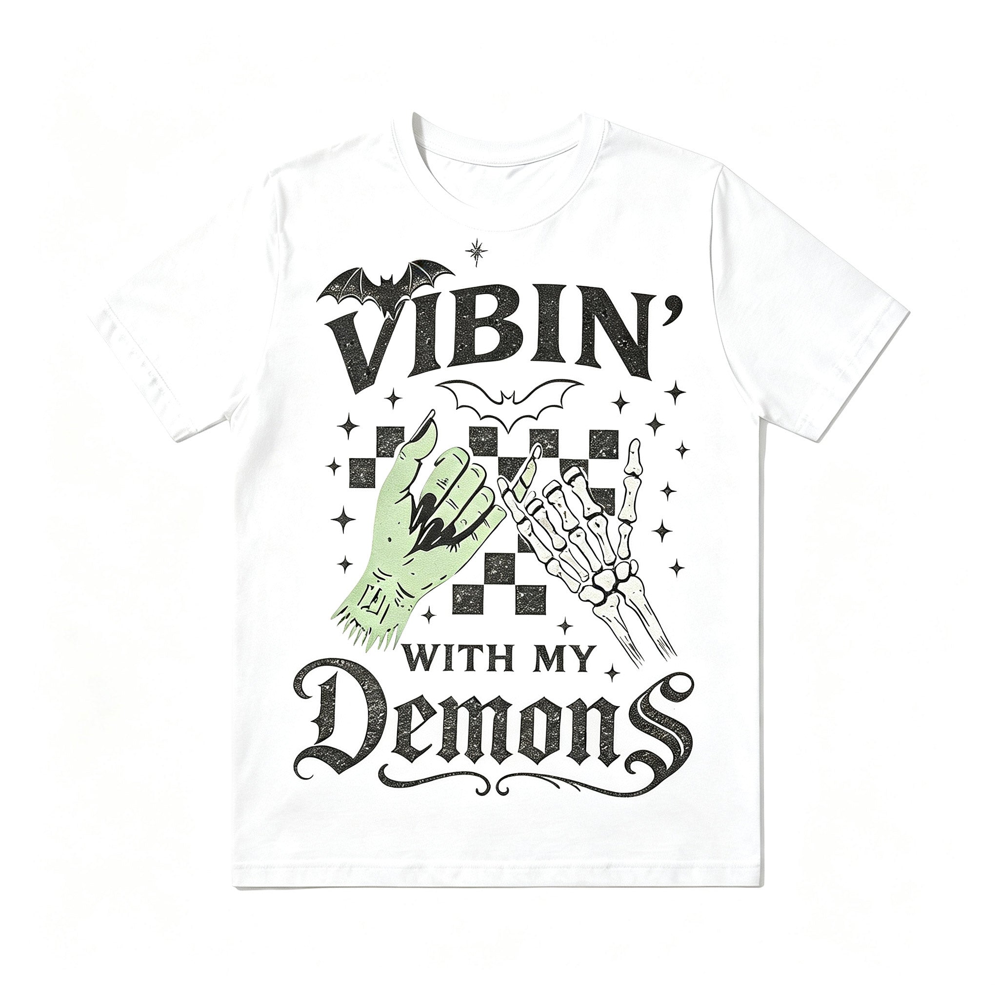 Funny Zombie Hand Halloween Horror T‑Shirt
