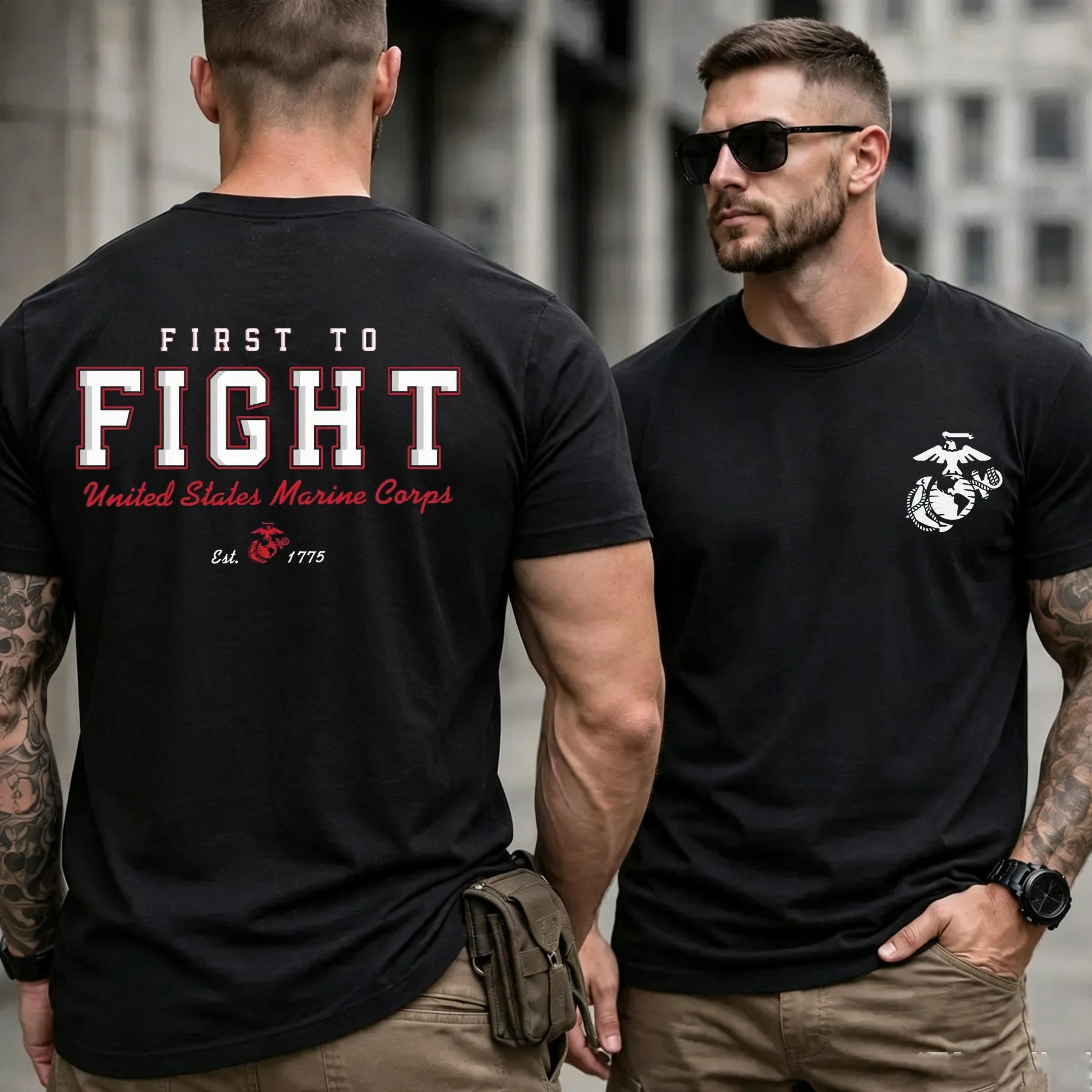 United States Marine First to Fight T-Shirt