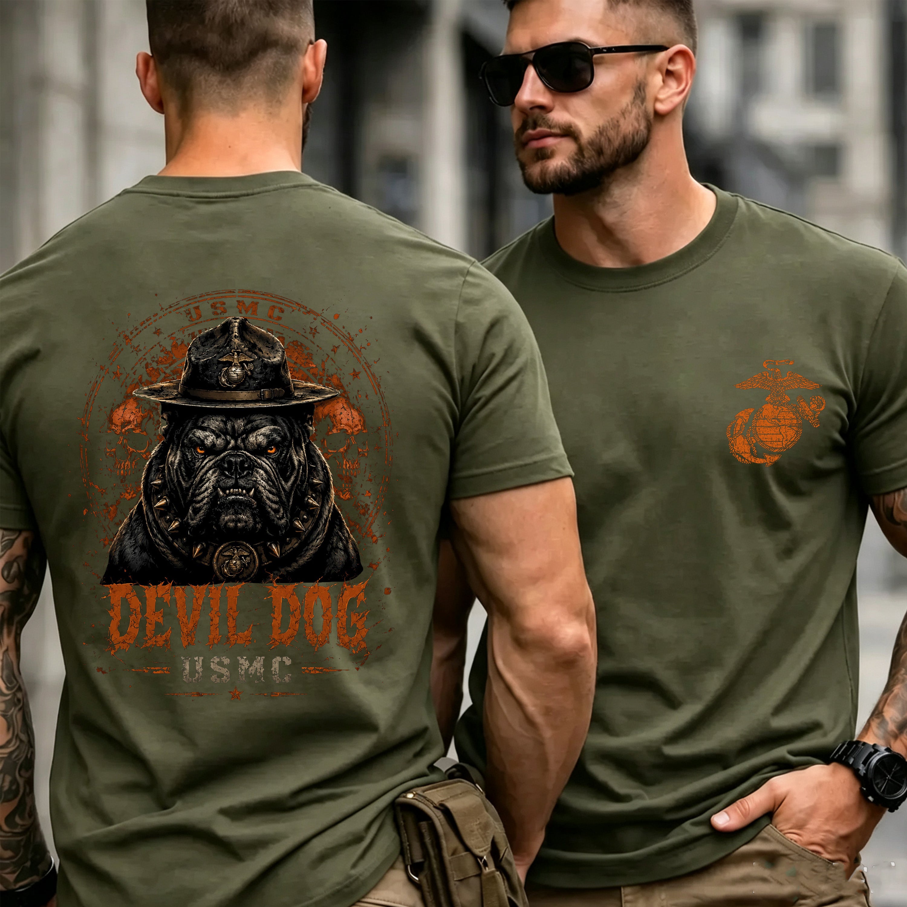 US Marine Corps Devil Dog T-Shirts
