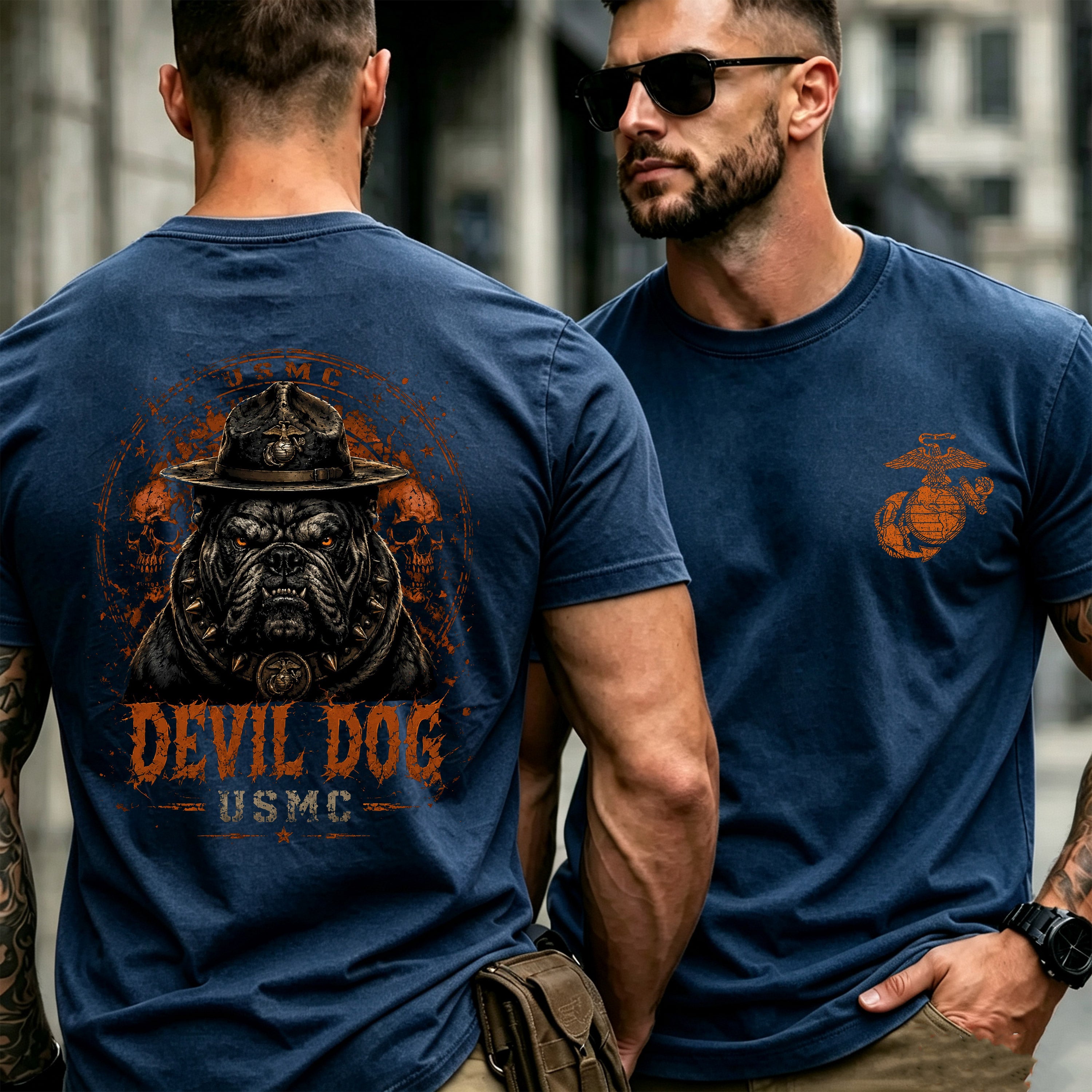 US Marine Corps Devil Dog T-Shirts
