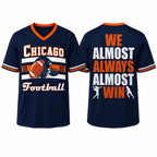 Football Classic V-Neck Fan Jersey