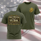 Marine Corps First Muster Was At The Bar Shirt, Tun Tavern Philadelphia 1775 Marine History Tee