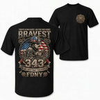 Men Retro Ornate Frame Hero Graphic Tee