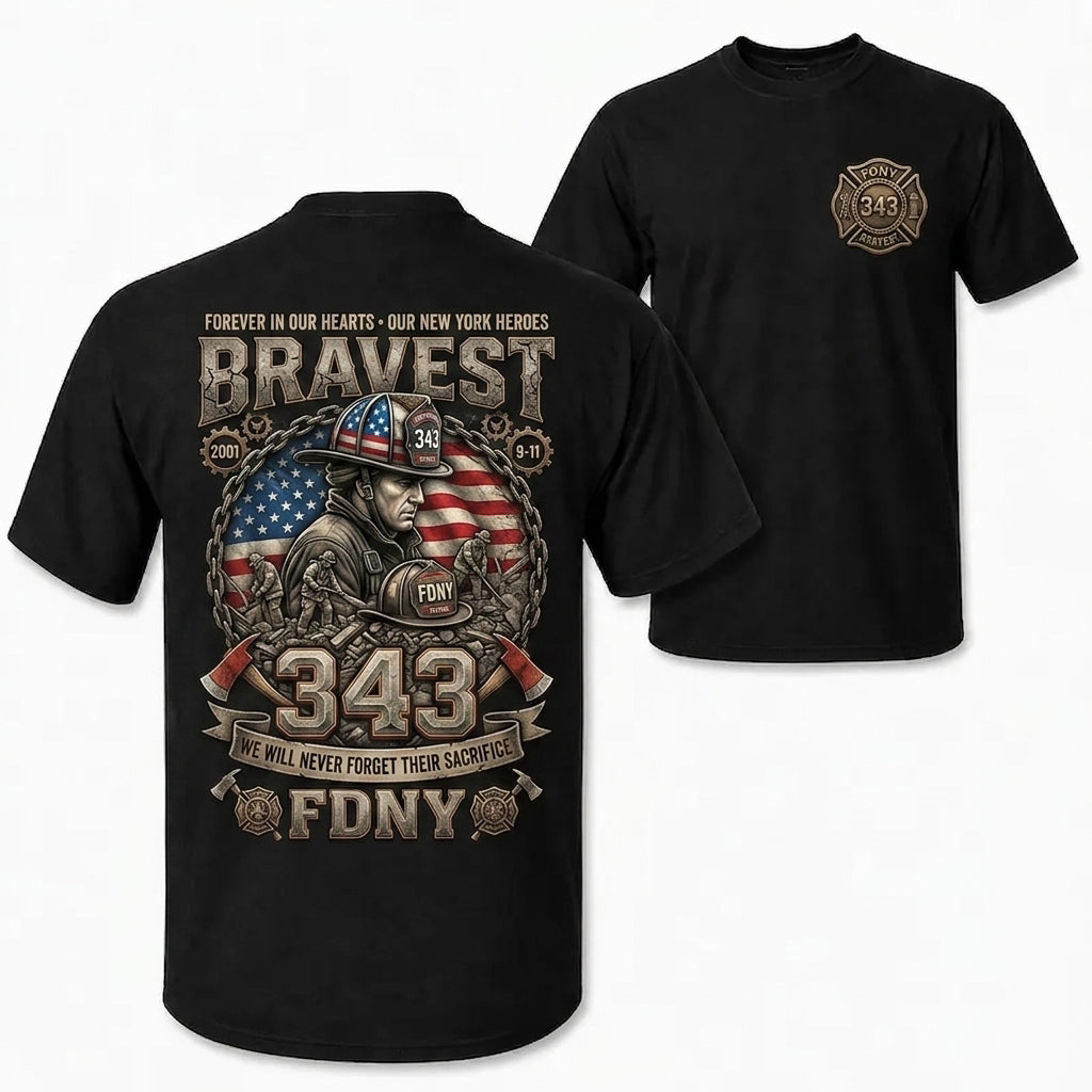 Men Retro Ornate Frame Hero Graphic Tee