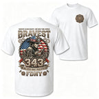 Men Retro Ornate Frame Hero Graphic Tee
