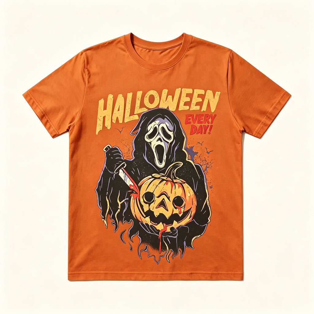 Vintage Ghostface Horror Halloween Tee