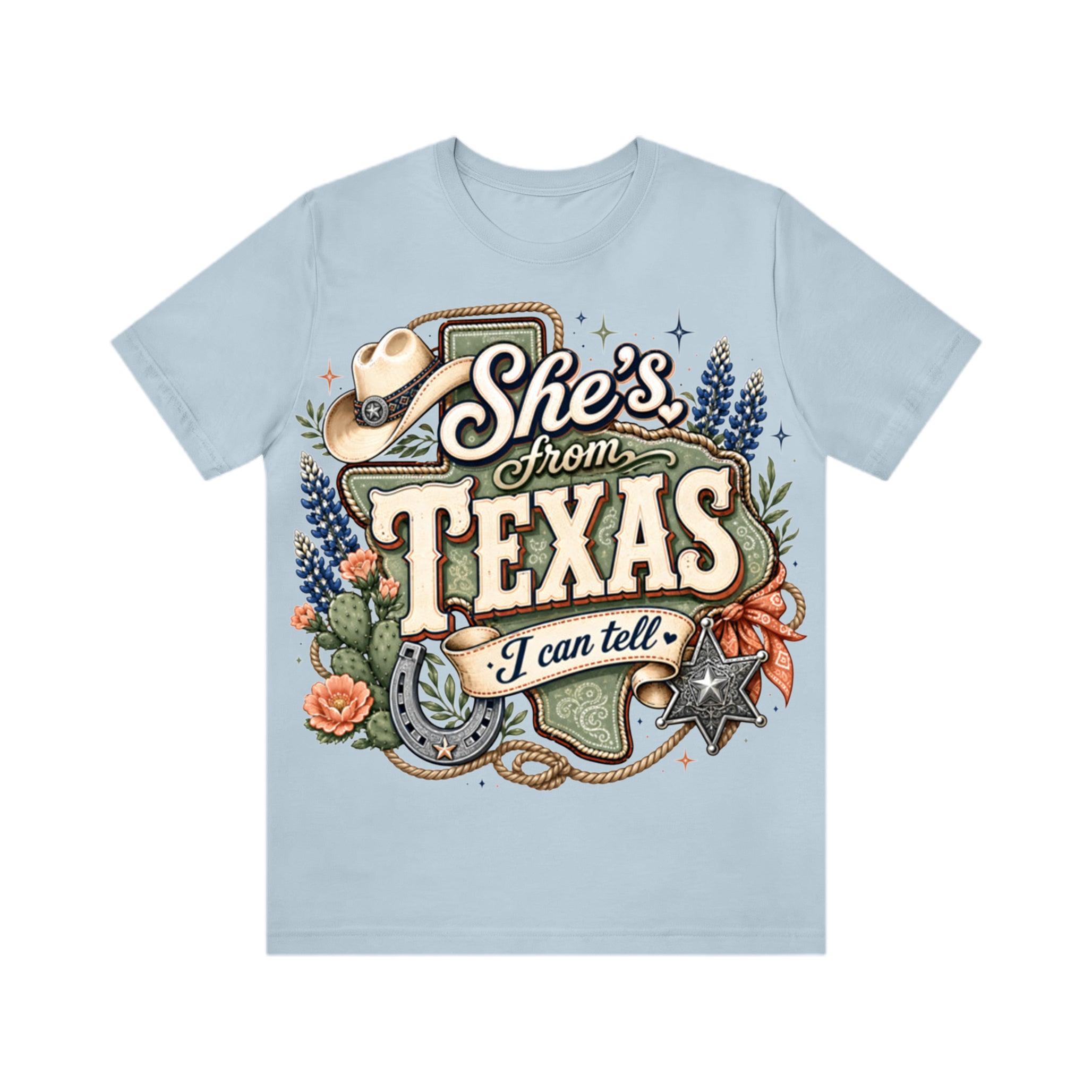 She's From Texas I Can Tell Western Pride T-Shirt