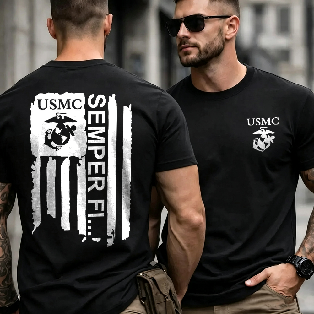 USMC Semper Fi Graphic Men's T‑Shirt