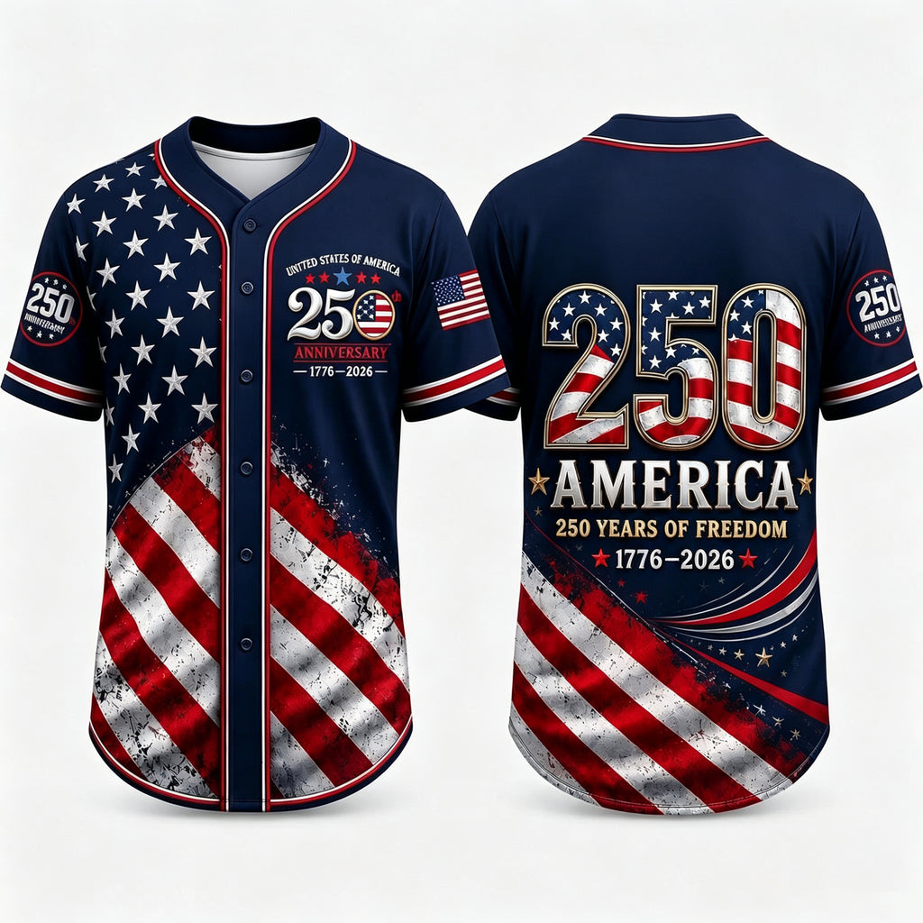 USA 250th Anniversary Baseball Jersey