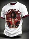 Sho'Nuff Retro Ringer Graphic Men T‑Shirt