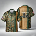 Eagle USMC Veteran 250 Hawaiian Shirt