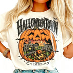 Halloweentown Pumpkin Retro Halloween Graphic T‑Shirt