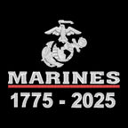 Marines 250th Birthday Embroidered Hat Flexible Fit USMC Cover