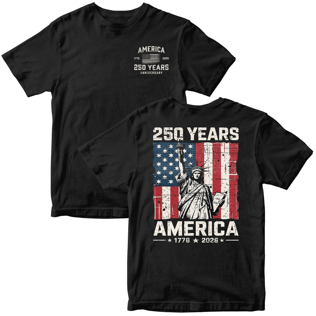 America 250th Birthday Statue of Liberty T-Shirt