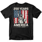America 250th Birthday Statue of Liberty T-Shirt
