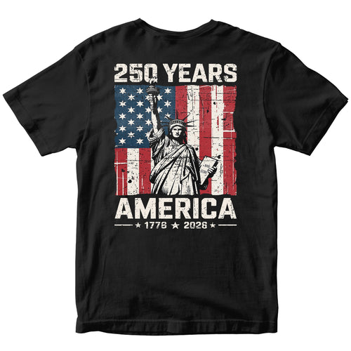 America 250th Birthday Statue of Liberty T-Shirt