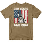 America 250th Birthday Statue of Liberty T-Shirt