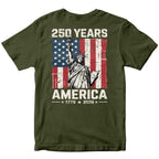 America 250th Birthday Statue of Liberty T-Shirt