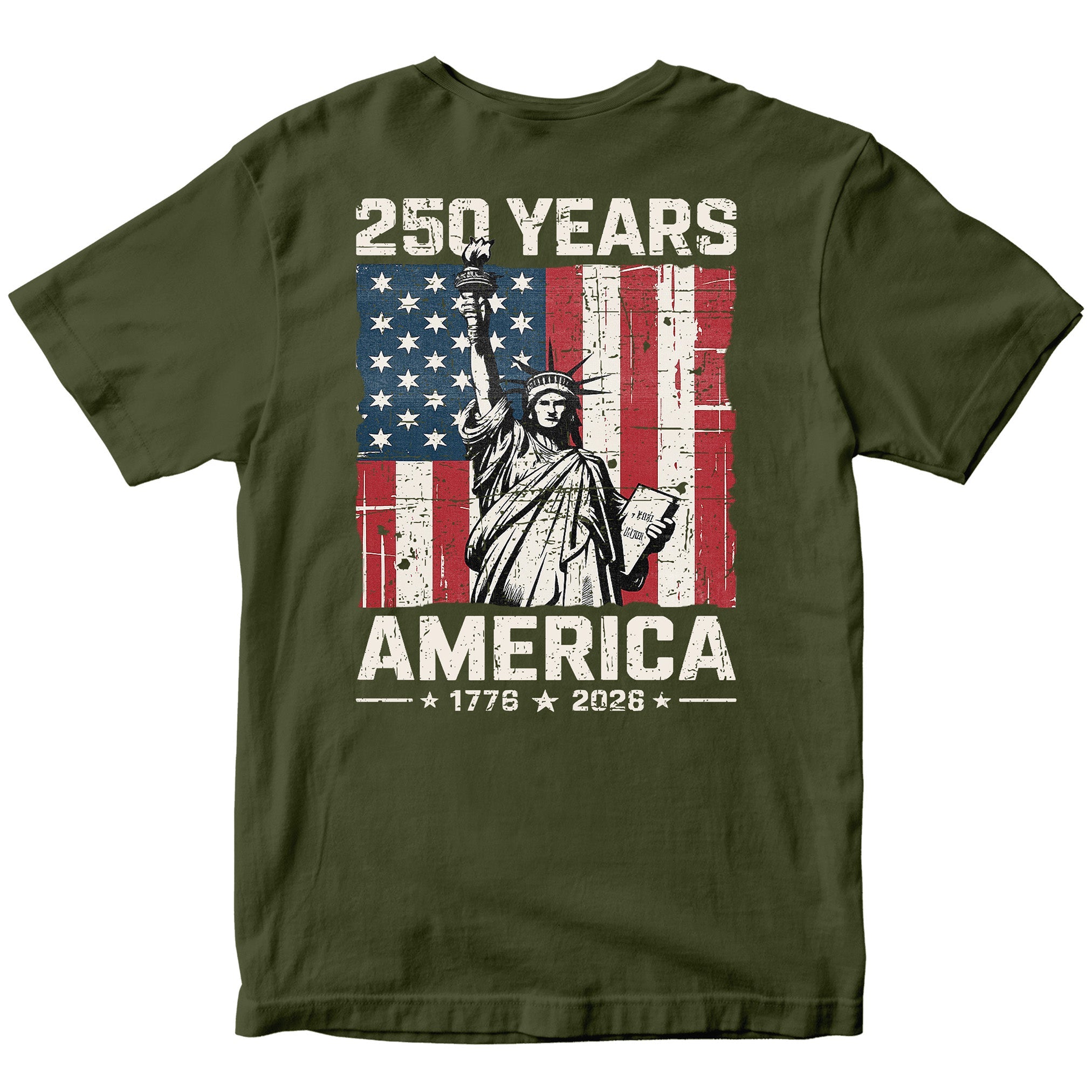 America 250th Birthday Statue of Liberty T-Shirt