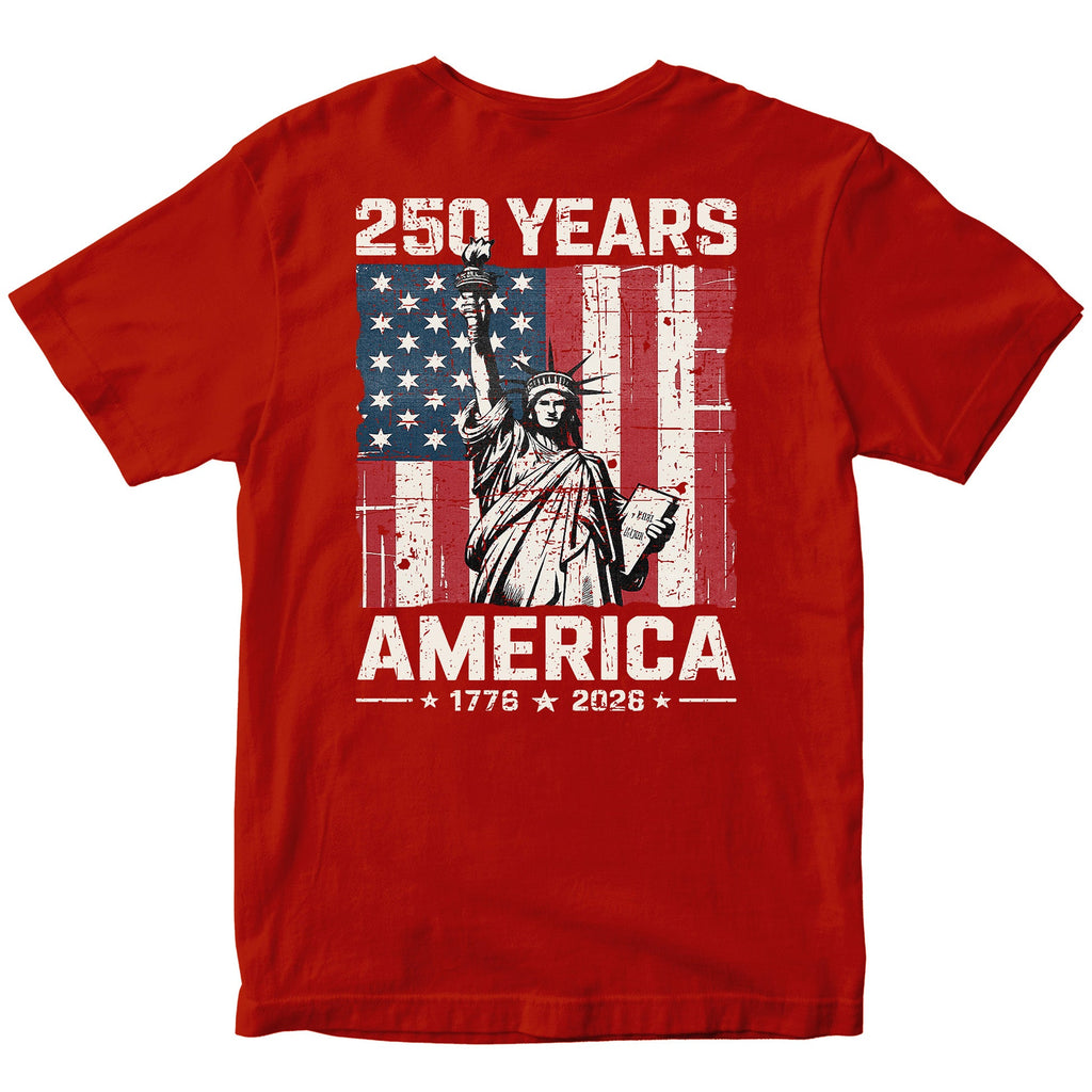 America 250th Birthday Statue of Liberty T-Shirt