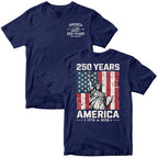 America 250th Birthday Statue of Liberty T-Shirt