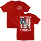 America 250th Birthday Statue of Liberty T-Shirt