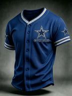 Men's Football Print Shirt