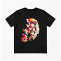 Abstract Color‑Block Country Icon T‑Shirt