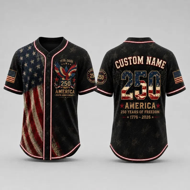 USA 250th Anniversary Baseball Jersey