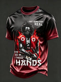 Sho'Nuff Gradient Graphic Men T‑Shirt
