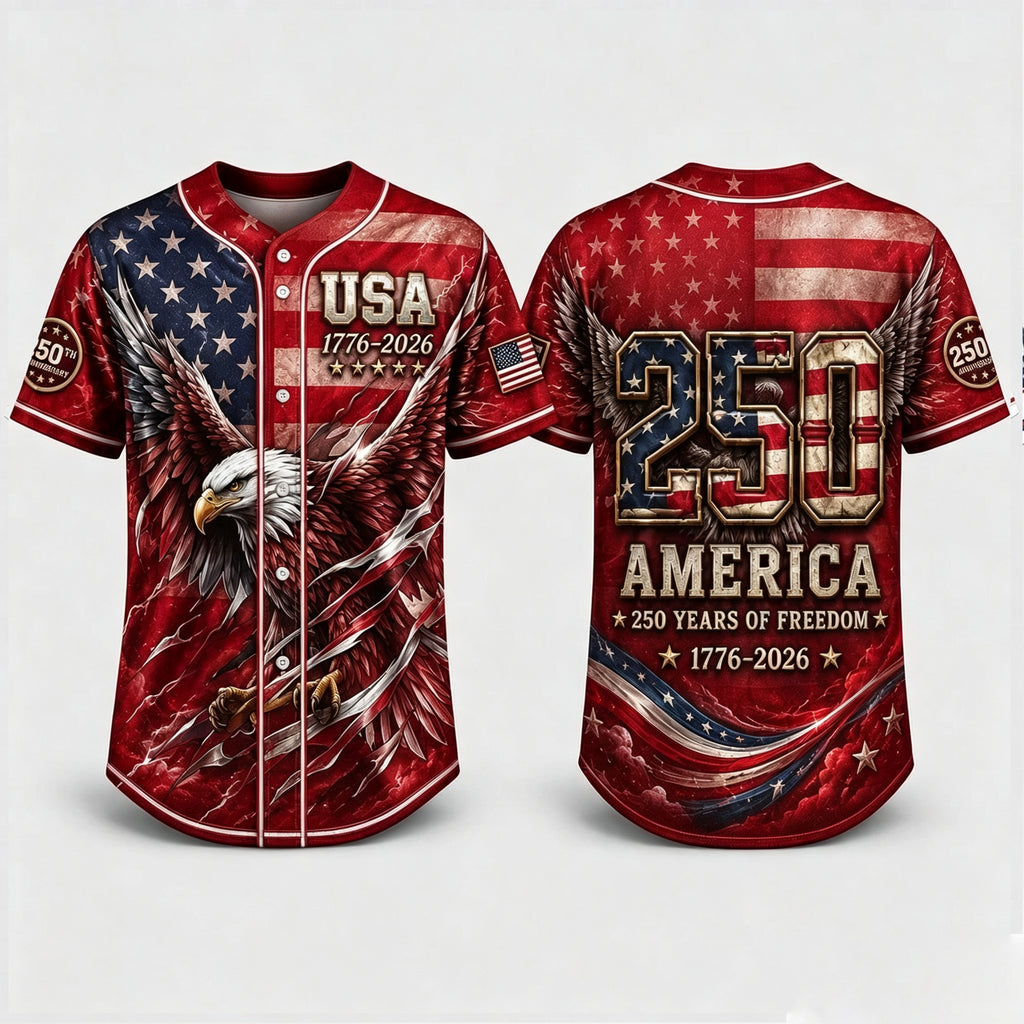 USA 250th Anniversary Baseball Jersey