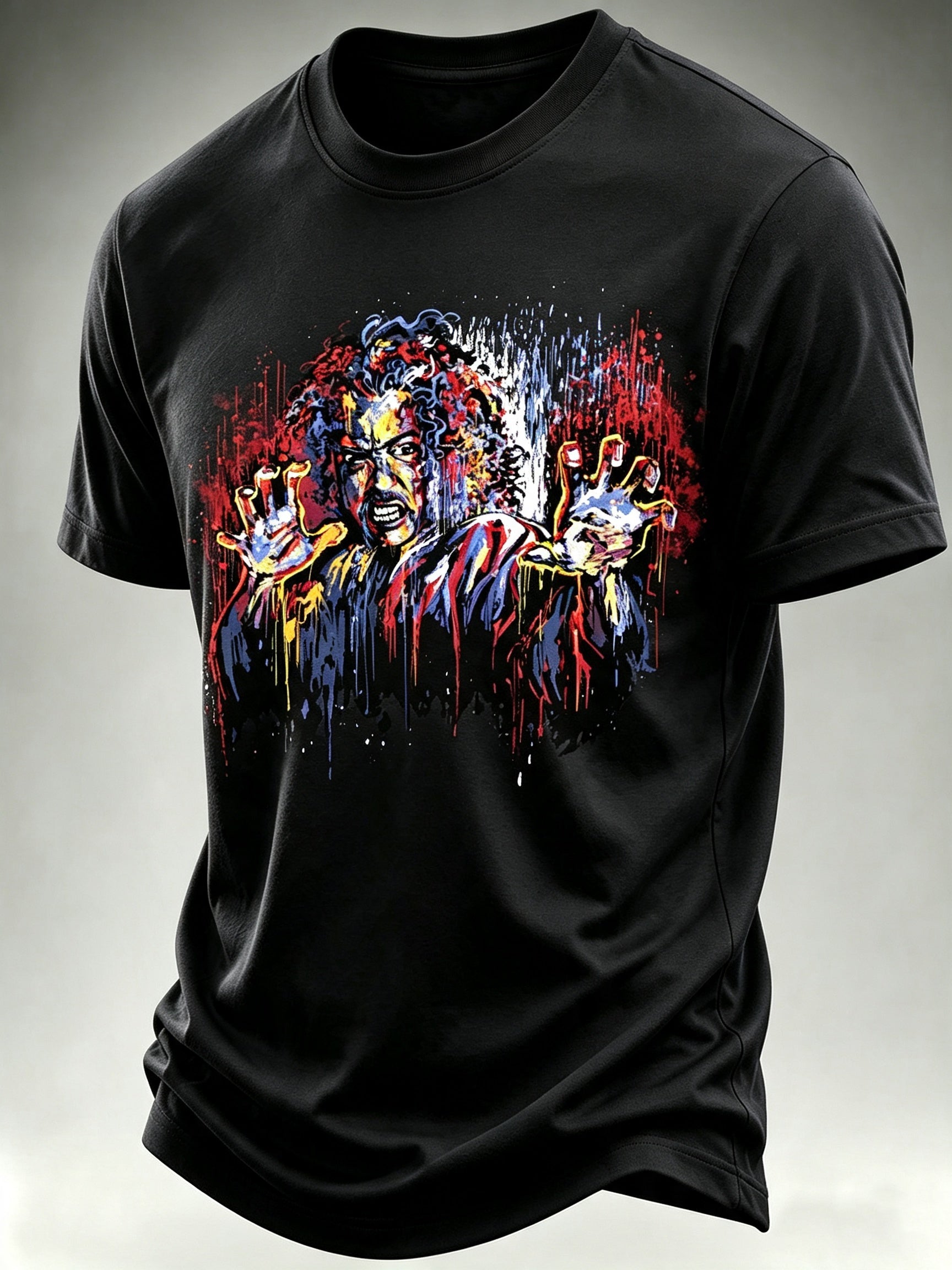 Sho'Nuff Graffiti Art Print Men T‑Shirt