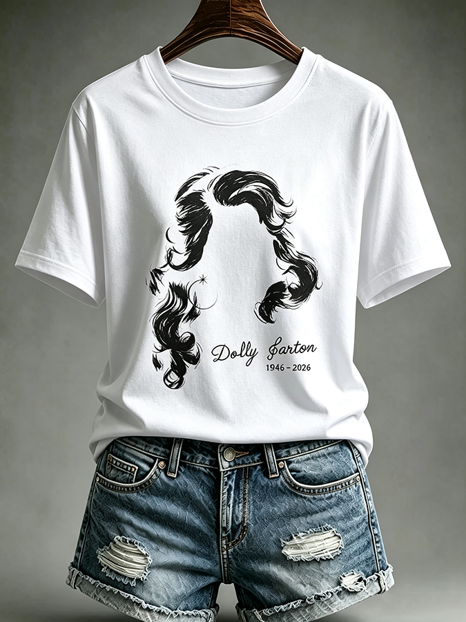 Women'S Country Music Printed Casual T-Shirt