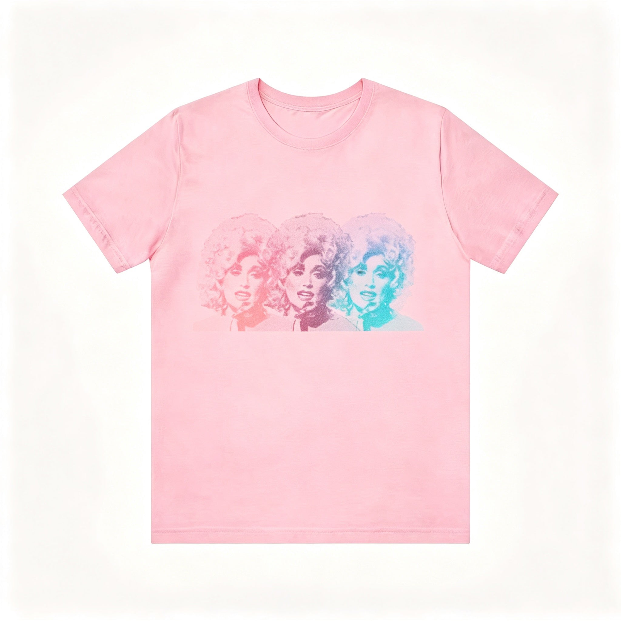 Retro Watercolor Triple‑Image Country Star T‑Shirt