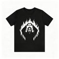 Funny Ghostface Scream Movie Casual Tee