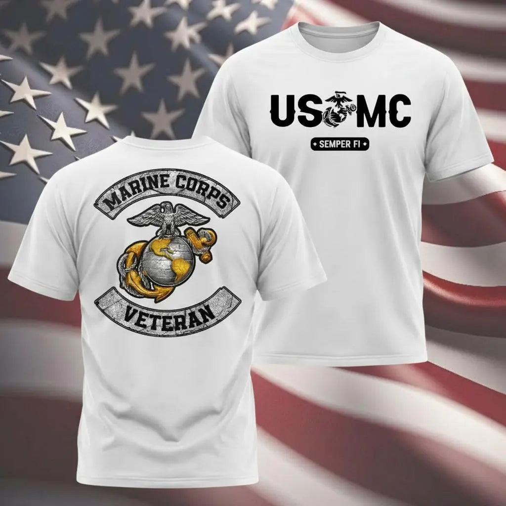 USMC Shirt - Soft Cotton Poly Blend Tee