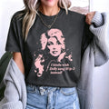 Retro Pink Ink Graphic Casual Fan Tee