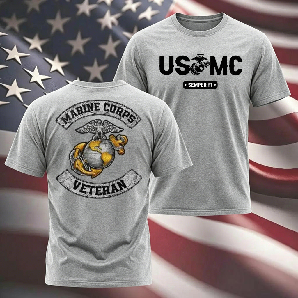 USMC Shirt - Soft Cotton Poly Blend Tee
