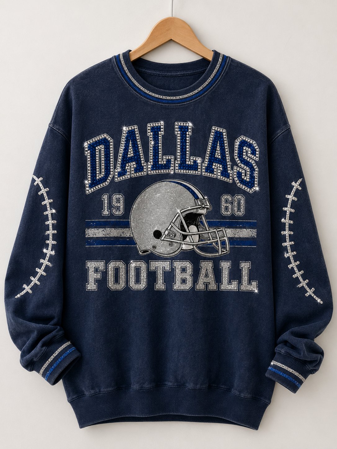 Women'S Football Print Sweatshirt