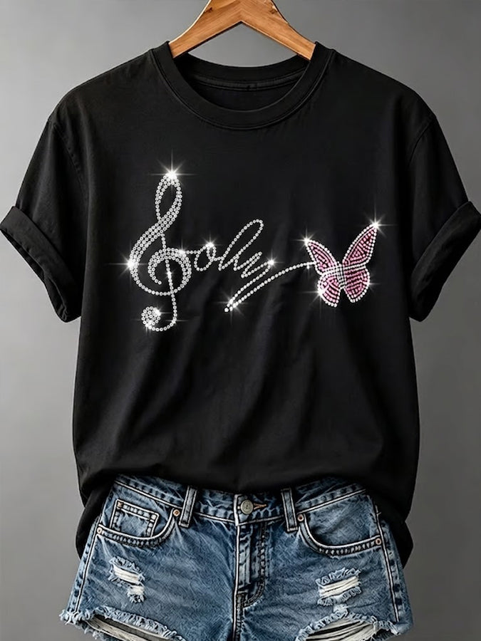 Women'S Commemorative Printed Casual T-Shirt