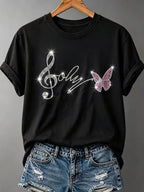 Women'S Commemorative Printed Casual T-Shirt
