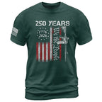 250 Years We The People T-Shirt – Vintage USA Flag 1776–2026 Independe