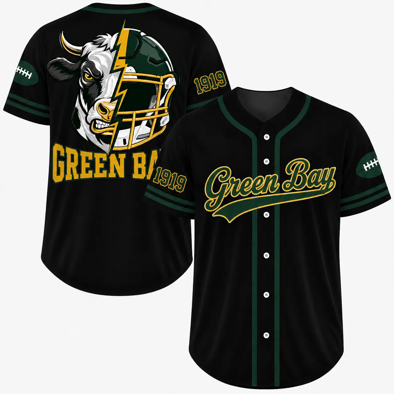 Football Team Baseball Jersey, Game Day Shirt for Football Lover
