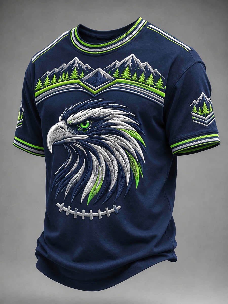 Men's Fashion Seattle Football Fan T-Shirt
