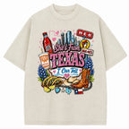 Vintage She's From Texas I Can Tell Big Red Shirt