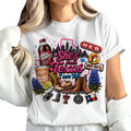 "She's From Texas I Can Tell" Unisex Cuffed-sleeve Texas Residents T-shirt
