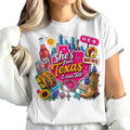 She's From Texas I Can Tell Unisex Cuffed-sleeve T-shirt