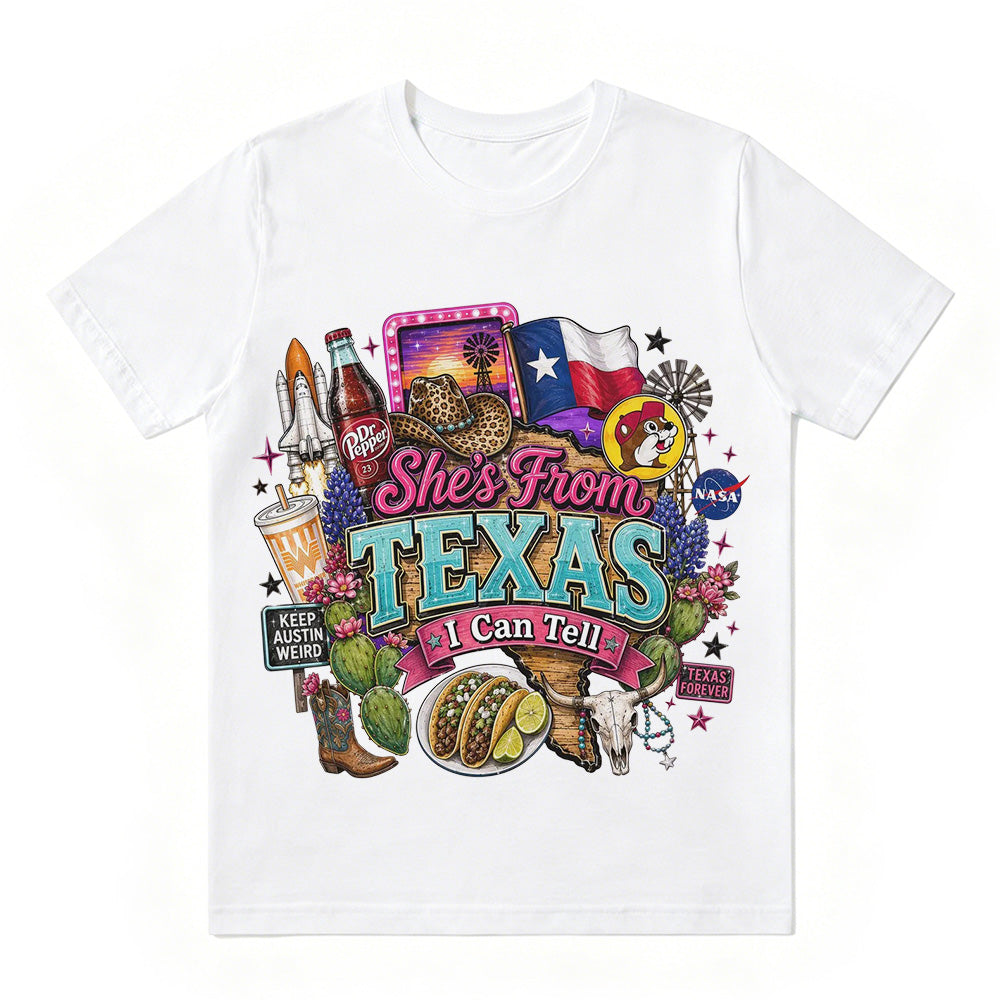 She is From Texas - Southern Girl Texas Shirt