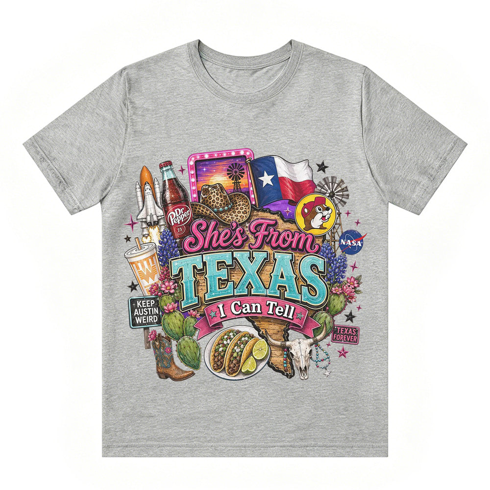 She is From Texas - Southern Girl Texas Shirt
